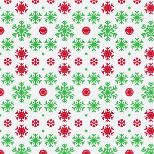 圣诞雪花圆点图案背景