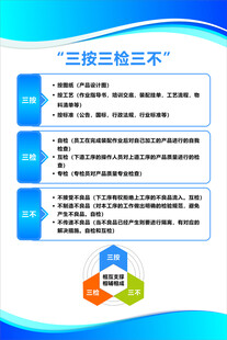 三按三检三不