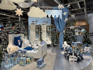 梦幻圣诞主题场景布置