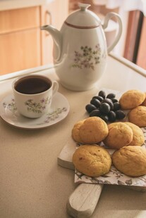 英式下午茶点心与茶饮