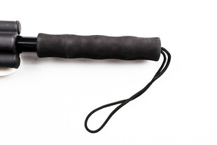 黑色手电筒手柄带挂绳