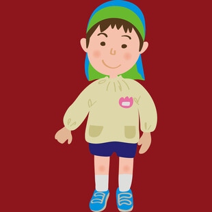 戴帽穿卫衣的可爱小男孩