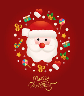 圣诞元素装饰图