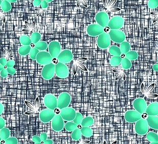 绿色花朵纹理图案背景