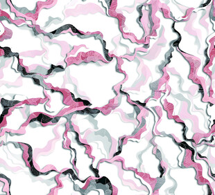 粉色水墨风抽象纹理图案