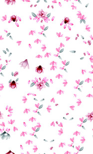 粉色花卉图案背景纹理