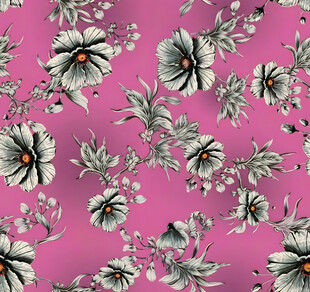 粉色背景花卉图案纹理