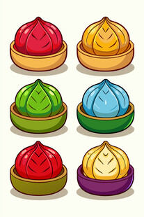 多彩美味中式点心