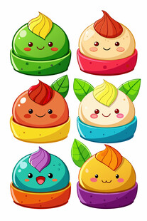 可爱卡通小蛋糕集合