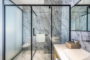 现代大理石浴室设计