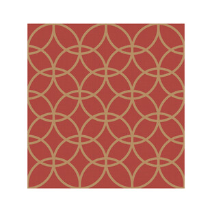 红色几何花纹图案