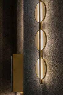 现代简约金色环形壁灯