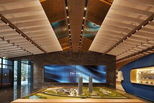 现代风格室内建筑模型展示