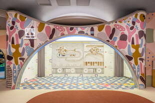多彩梦幻儿童房室内场景