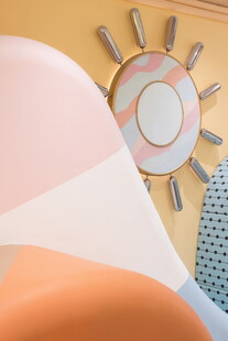 多彩几何装饰物件组合