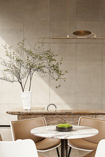 简约风室内餐桌椅装饰场景