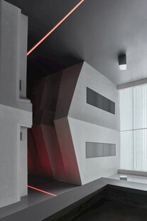 未来感几何风格室内空间