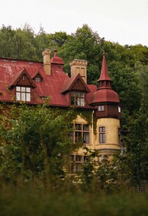 欧式红顶城堡建筑