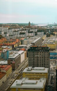 城市建筑鸟瞰景观