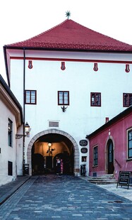  洲小镇特色建筑街景