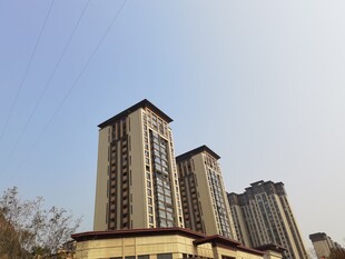 高层住宅楼群景观