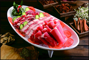 鲜切牛肉拼盘