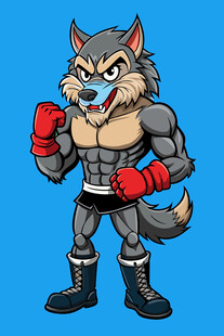 拳击狼战士