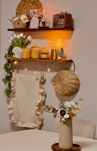 温馨田园风家居角落装饰