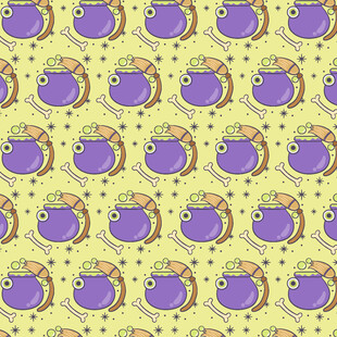 紫色圆形图案背景纹理