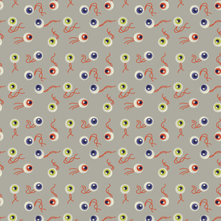 多彩圆点几何图案背景