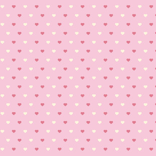 粉色爱心波点背景图案