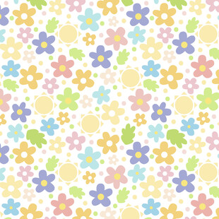 多彩碎花图案背景