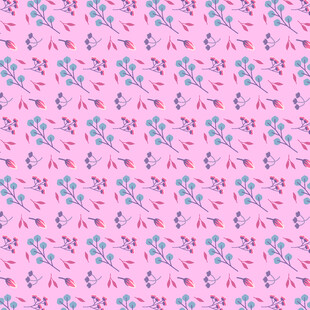 粉色花卉图案背景纹理