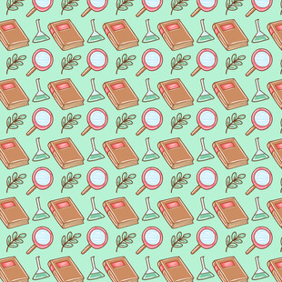 圣诞主题无缝图案背景