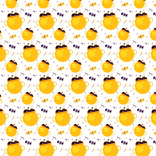 柠檬图案背景纹理