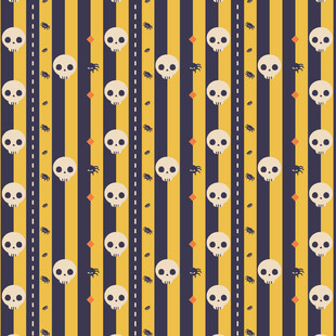 骷髅条纹图案背景