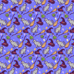 紫色背景动物图案纹理