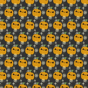 南瓜图案装饰背景纹理