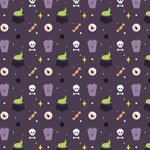 万圣节主题图案背景