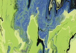 抽象多彩流体艺术画面