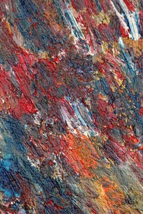 抽象多彩油画纹理画面