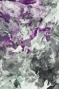 抽象紫色水墨纹理图案