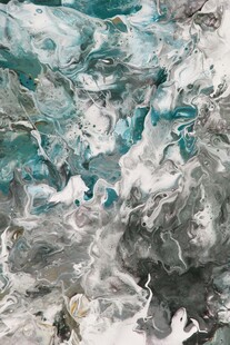 抽象蓝白纹理艺术画面