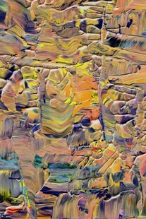 抽象色彩纹理艺术画作