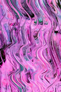 梦幻粉色流体纹理图案