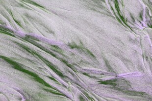 淡紫绿交织纹理面料