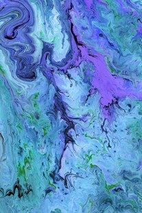 梦幻蓝紫流体艺术纹理