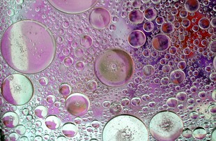 梦幻多彩泡泡微观世界