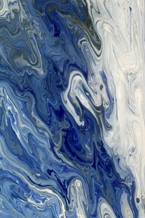 蓝白抽象流体艺术纹理