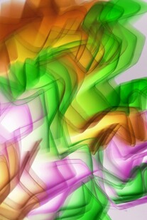 梦幻多彩抽象流体图案